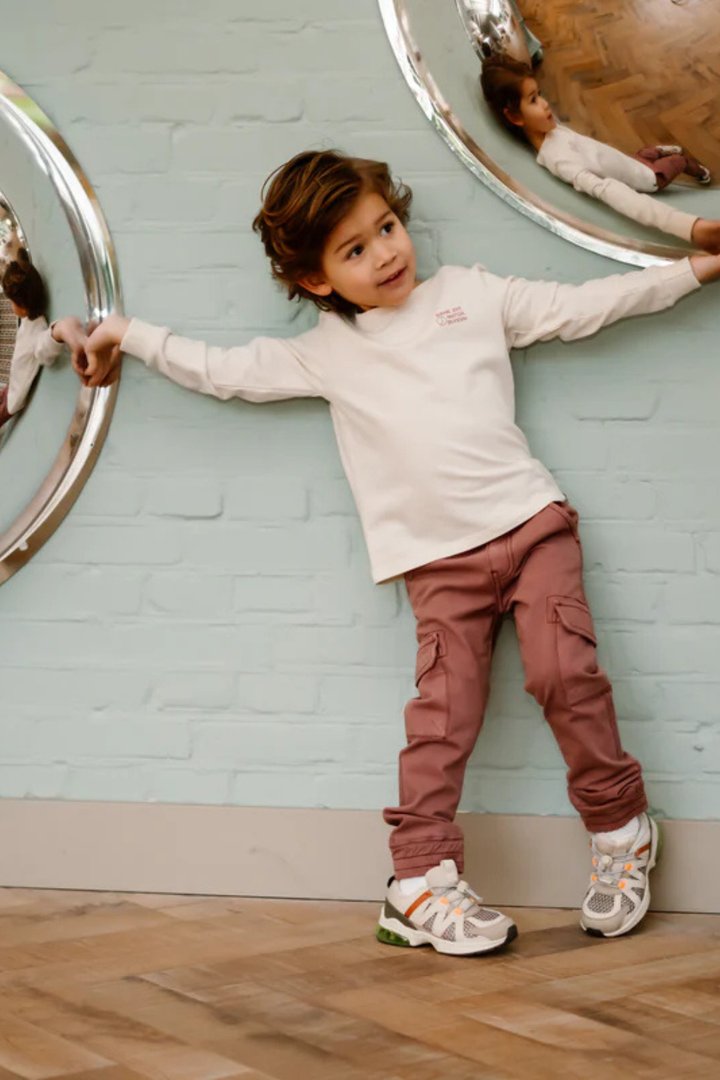 Twill Pants Straight Fit | Burlwood