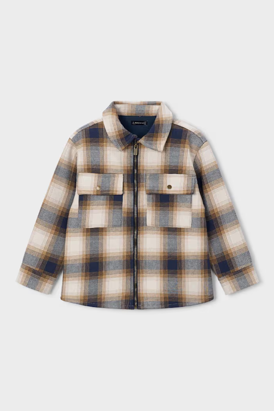 Mayoral Boy Plaid Jacket