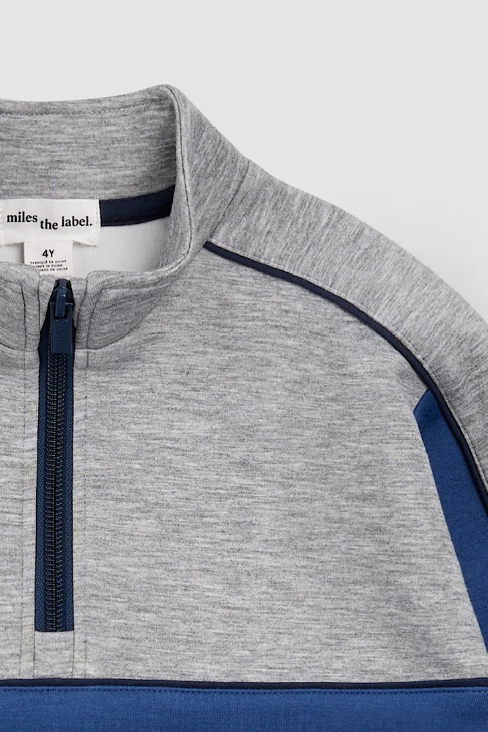 Miles The Label Scuba Knit Half-Zip Pullover