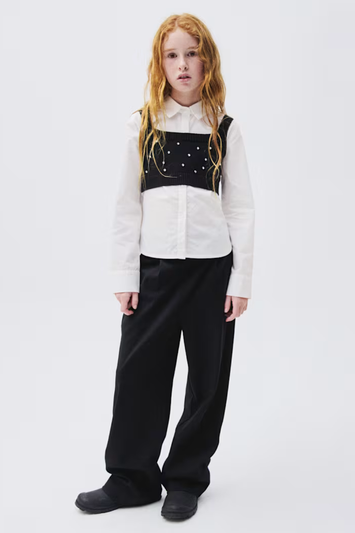 Mayoral Girl Pleated Pants