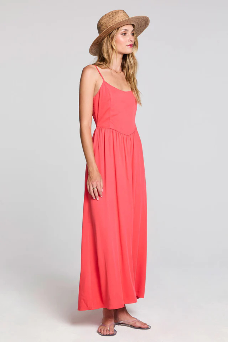 Saltwater Luxe Tarynnia Cranberry Maxi Dress Saltwater Luxe