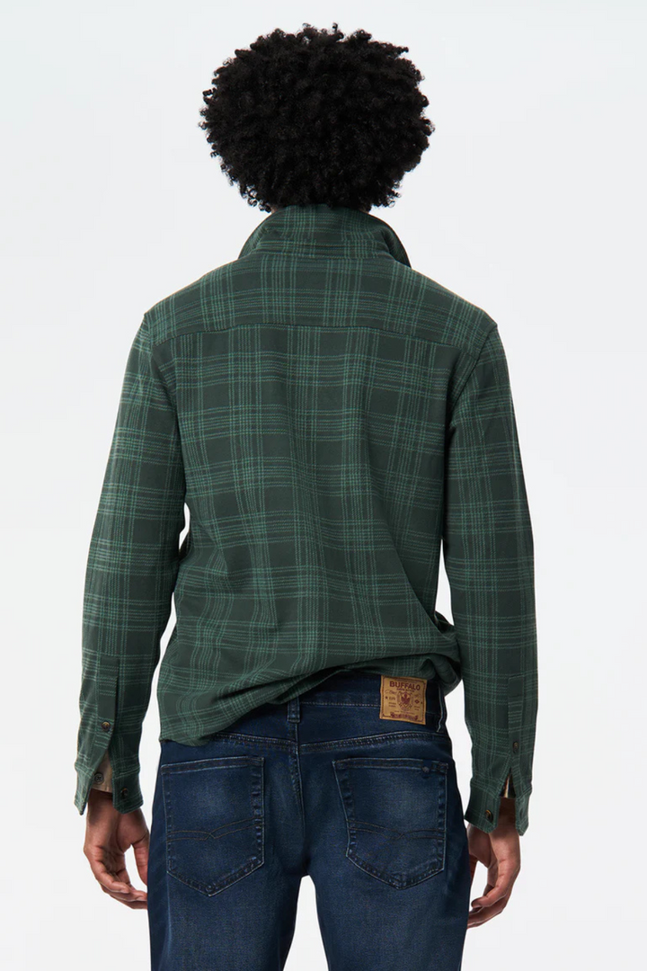 Samme Plaid Blanket Shirt in Fern
