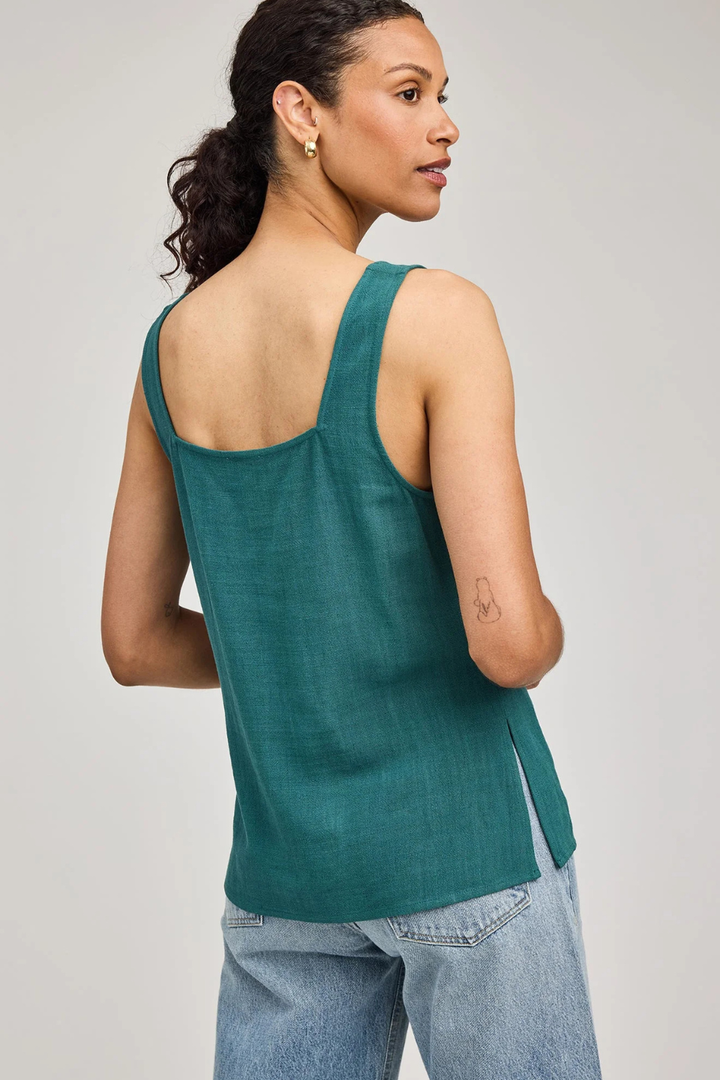 Vera Linen Tank - Hot Peppers Clothing