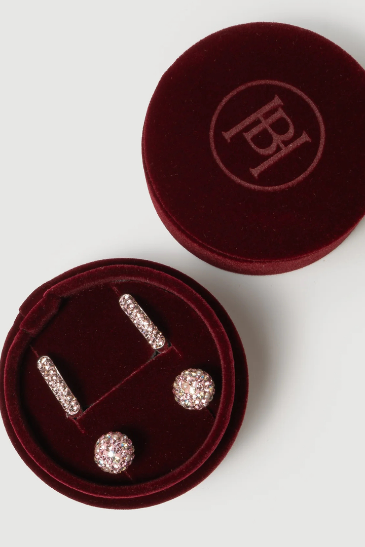 Venetian Blush Always On Sparkle Hoops and Studs Gift Set