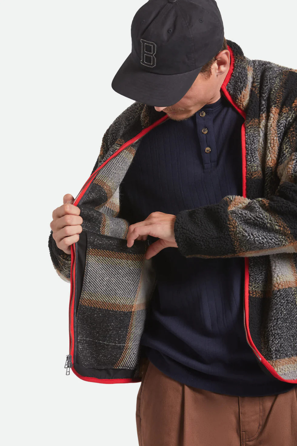 Buffalo Plaid Sherpa Full Zip