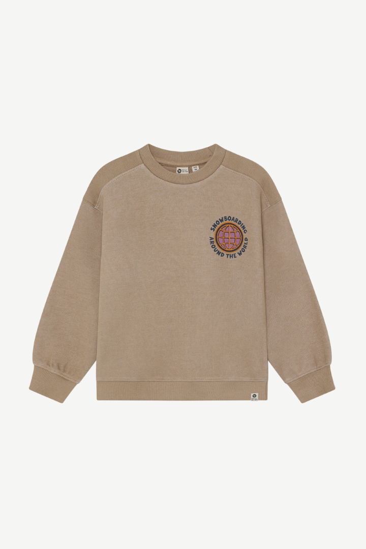 Daily Seven Sweater - Backprint - Plaza Taupe