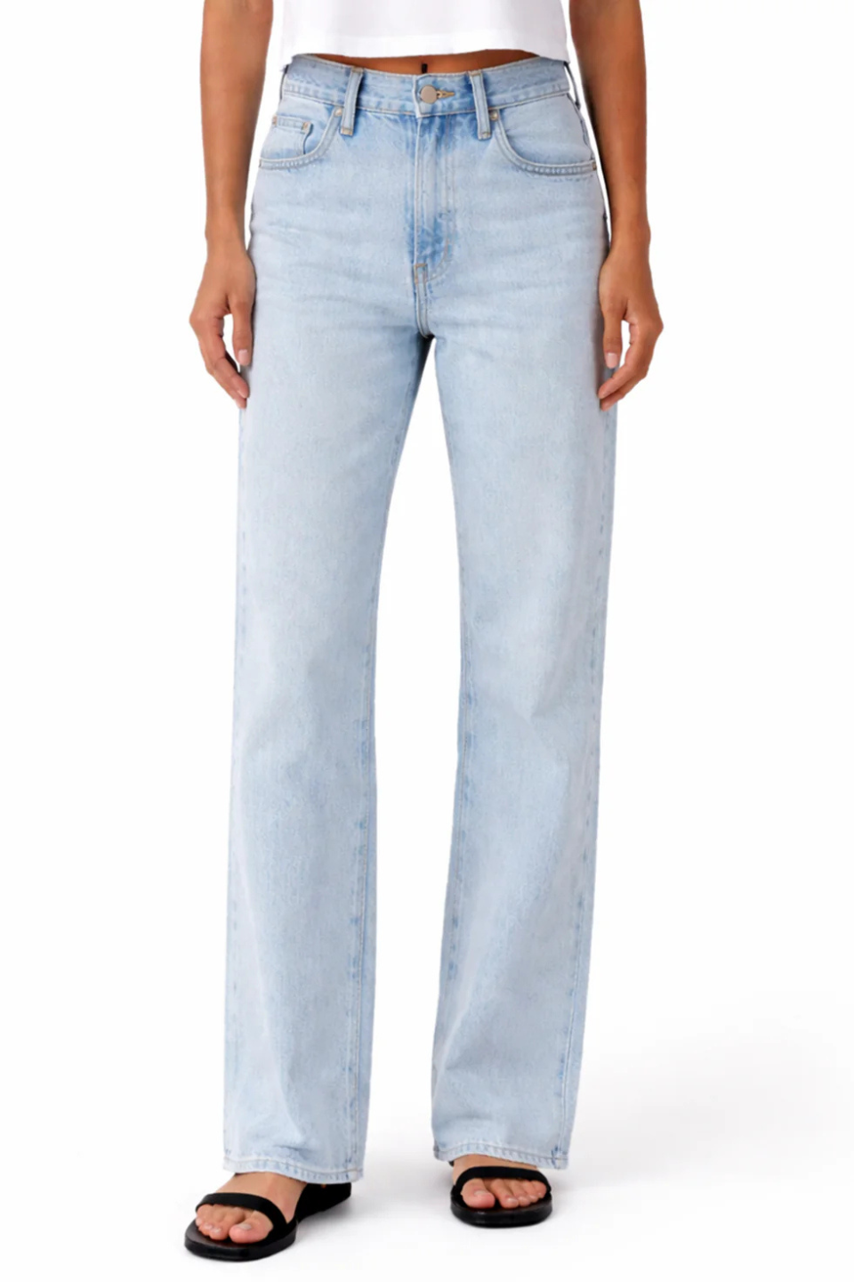 Modern American WINONA BISCAYNE BLUE High Rise Straight - Hot Peppers Clothing