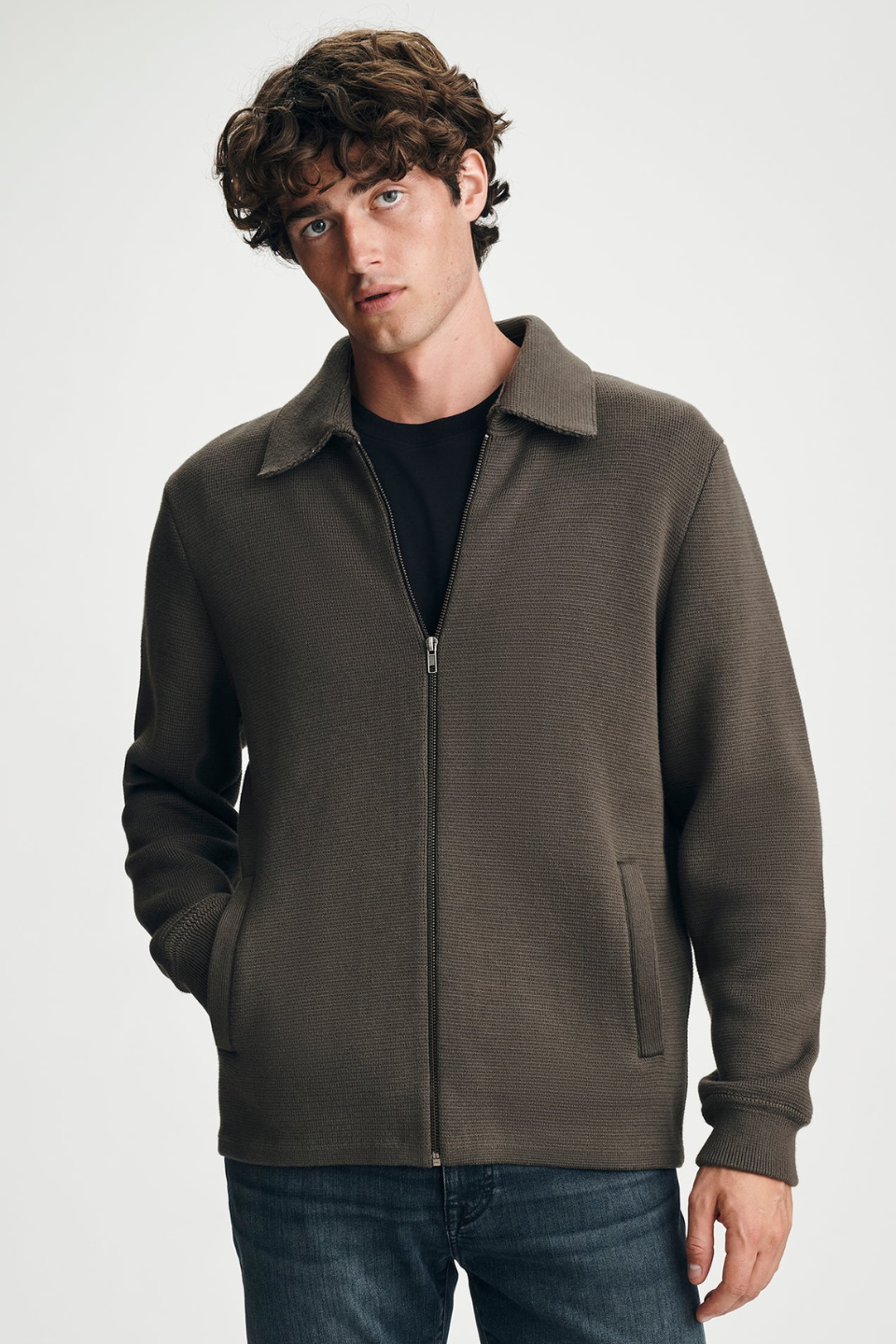 Mavi Zip Cardigan
