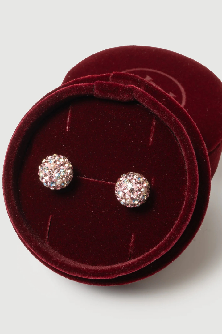 Venetian Blush Small Sparkle Ball™ Stud Earrings