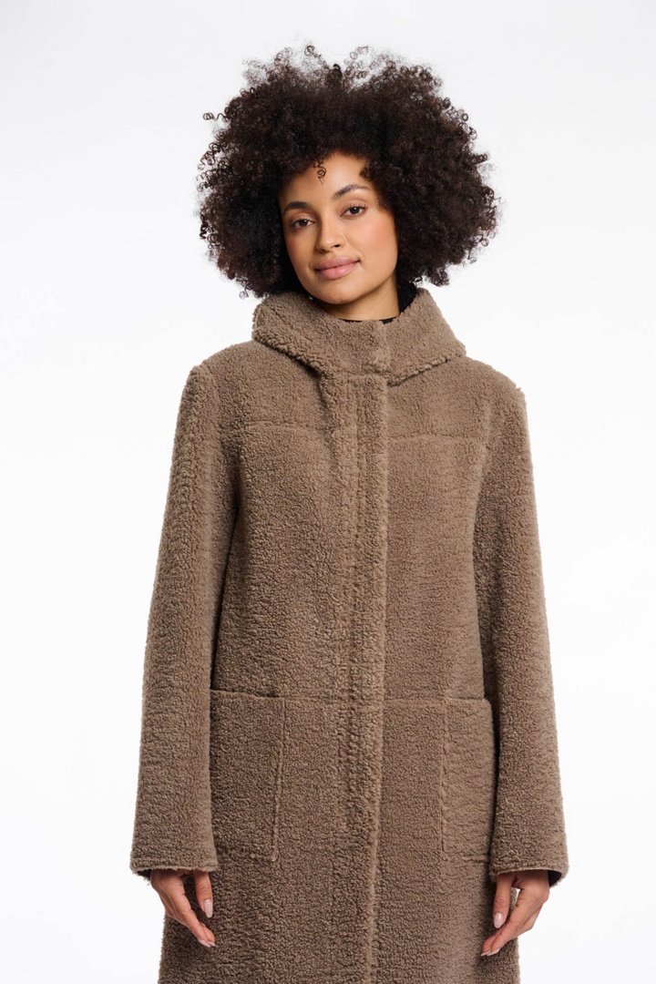 Alina reversible coat