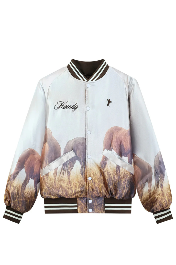Ranch Life Stadium Jacket - Hot Peppers Clothing