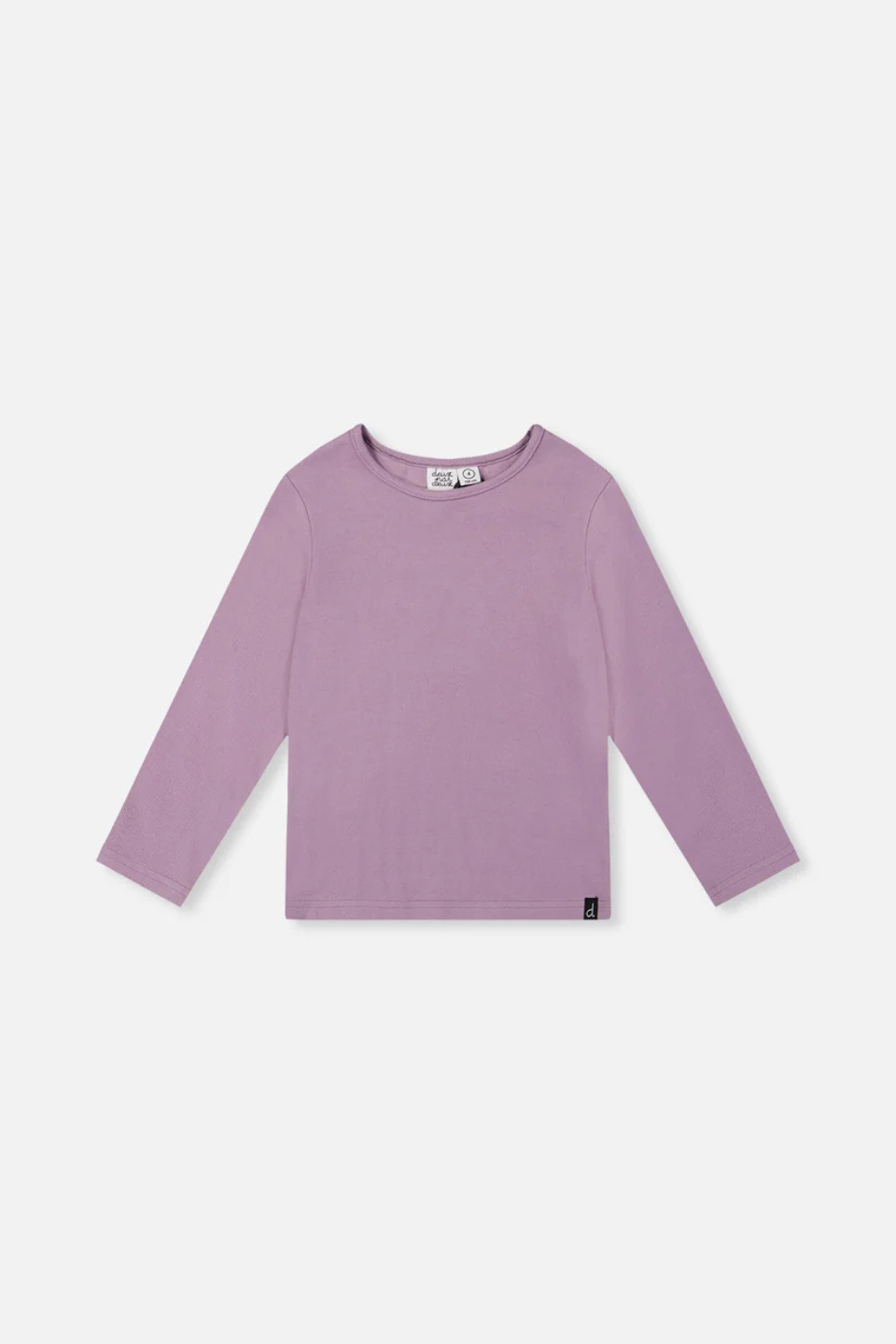 Deux Par Deux Brushed Rib Crew Neck Top