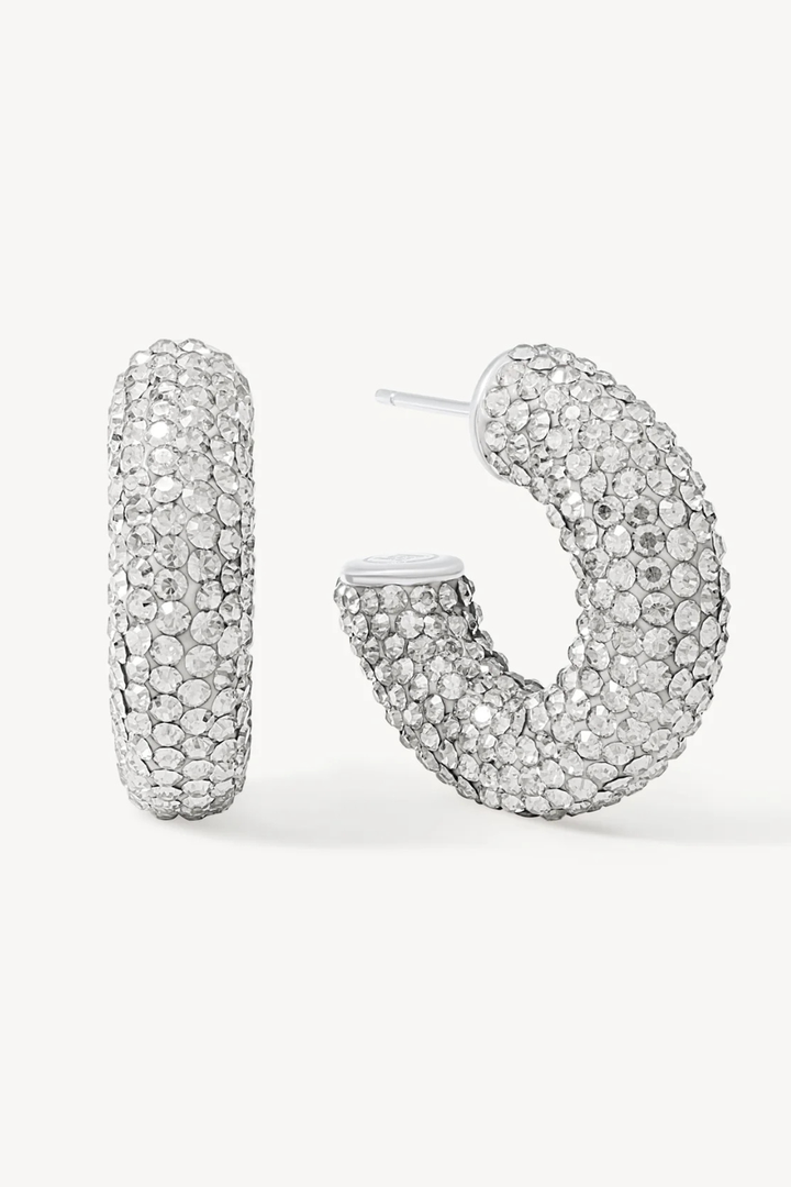 HILLBERG &amp; BERK Sparkle Chunky Hoops