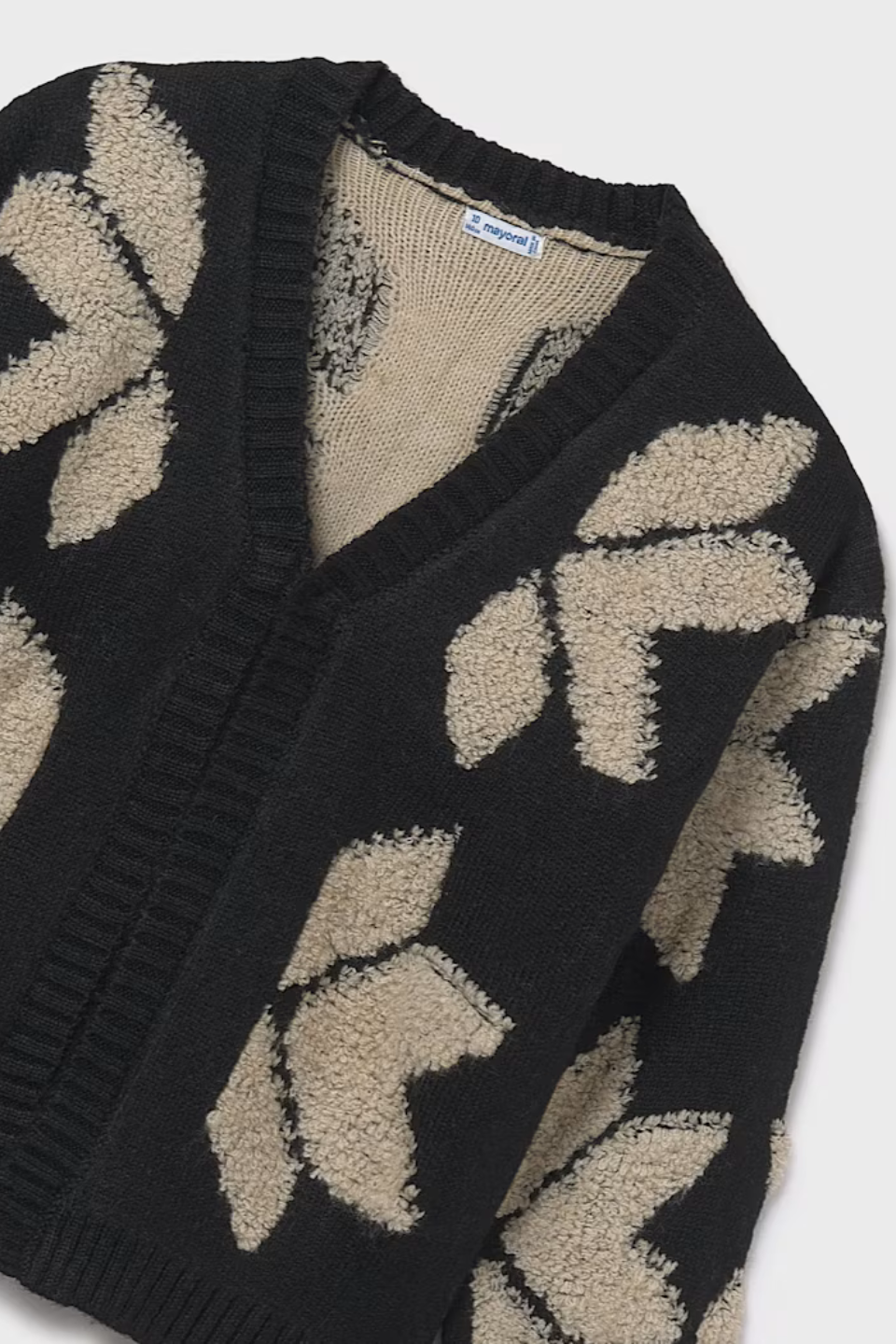 Jacquard Print Cardigan
