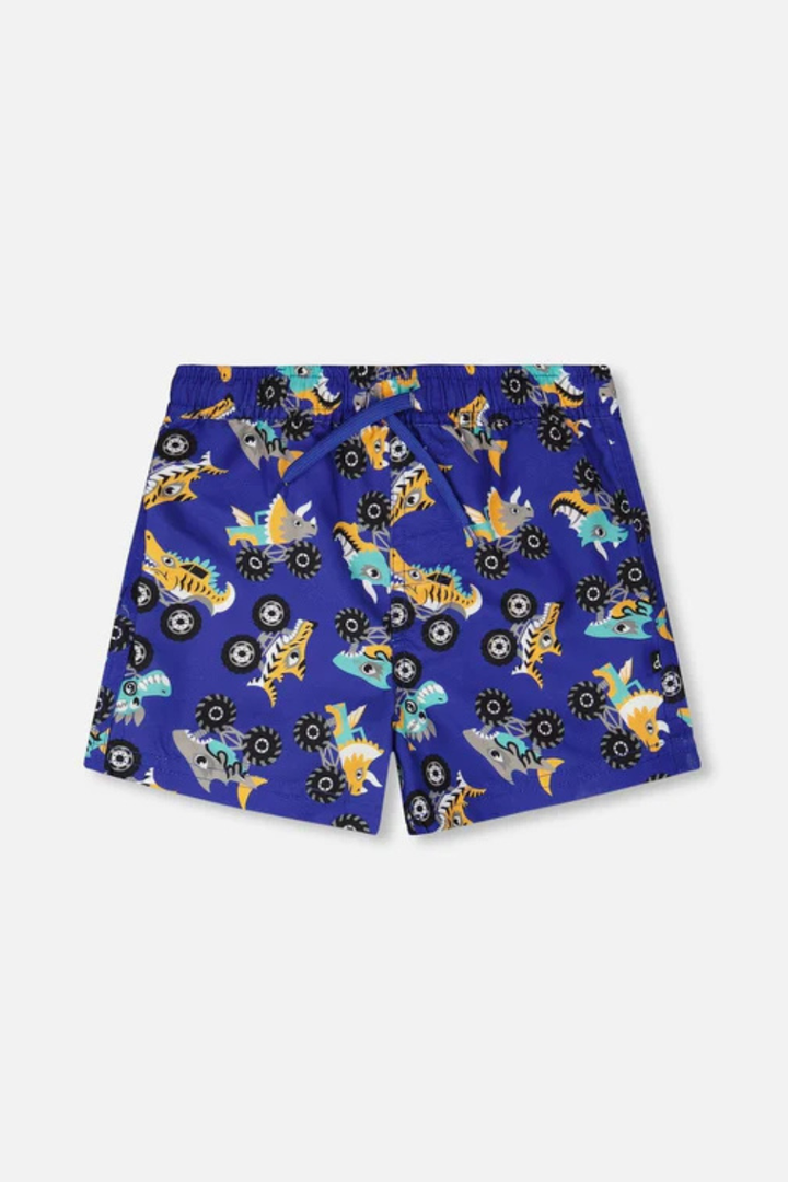 Boardshorts Blue Truck Print