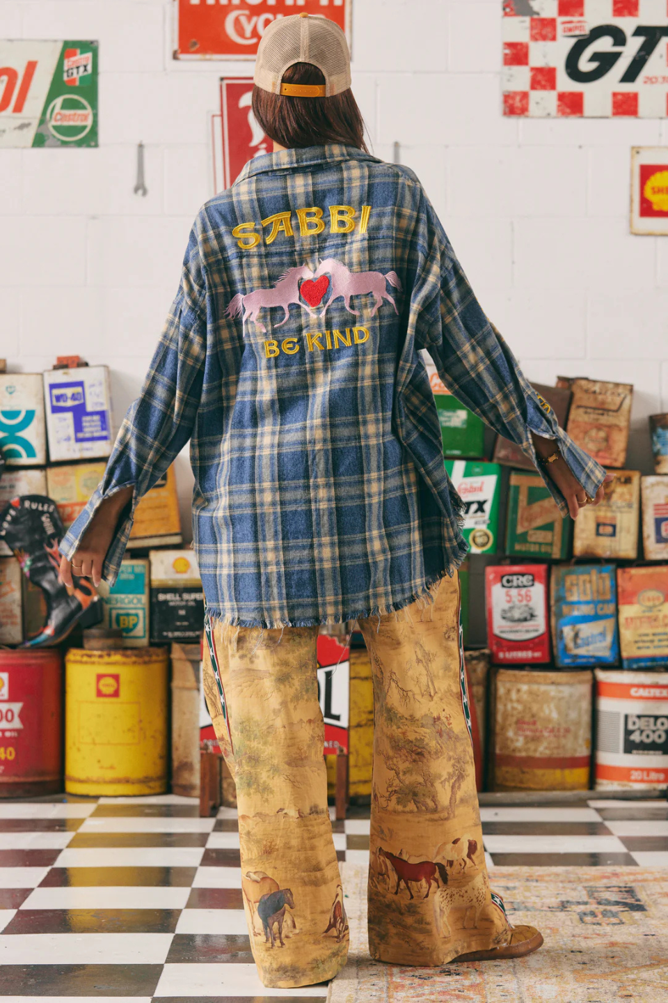 SABBI THE HORSE POWER FLANNEL SHIRT