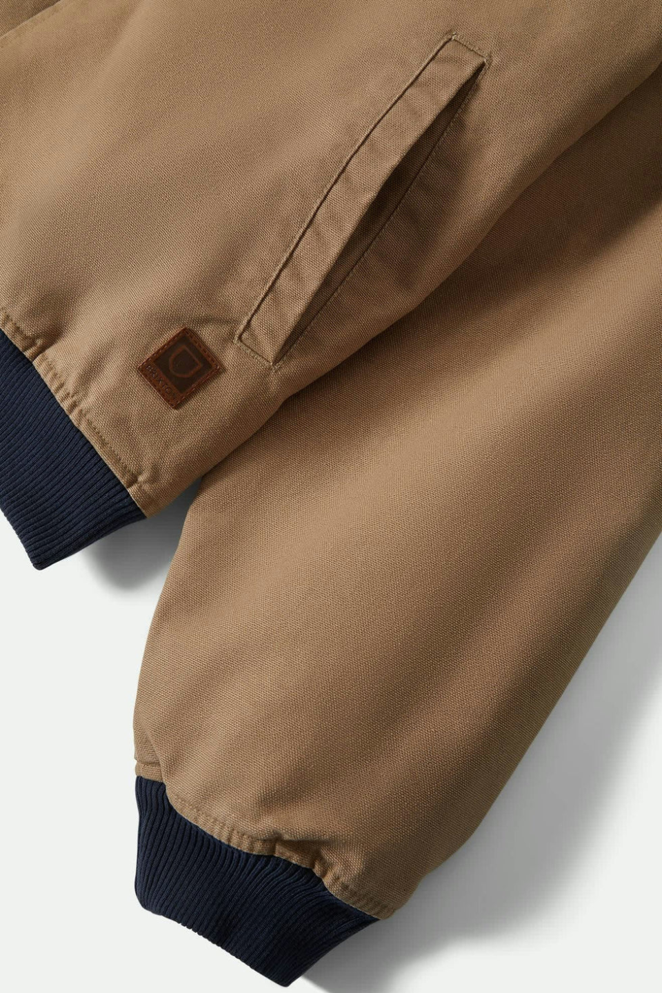 Canvas Hooded Bomber Jacket