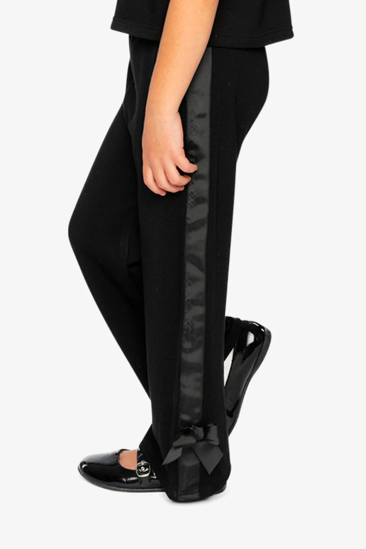 Deux Par Deux Flare Legs Milano Pants Black