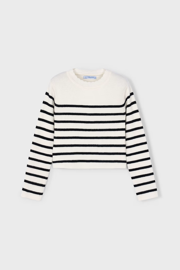 Striped Knit Sweater