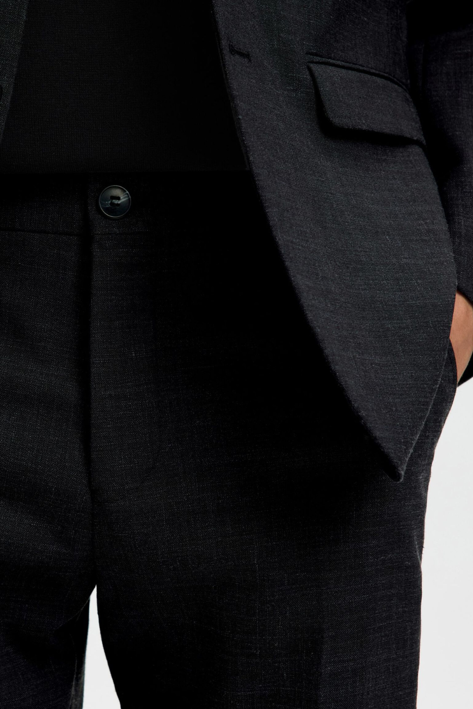 SLIM FIT SUIT TROUSERS - Hot Peppers Clothing