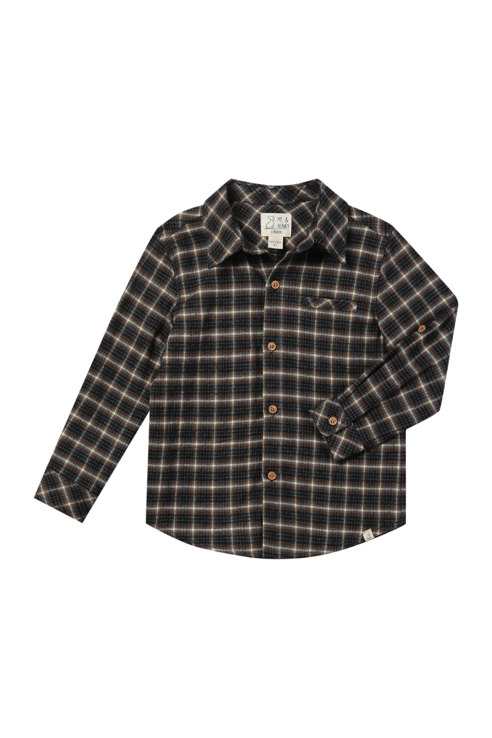 Me &amp; Henry Atwood  plaid woven shirt