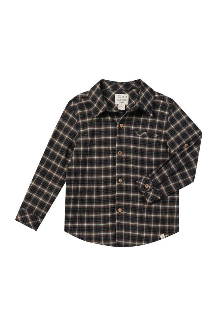 Me &amp; Henry Atwood  plaid woven shirt