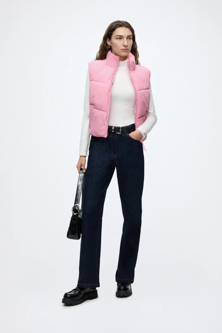 JJXX Maeve Stand Collar Puffer Vest