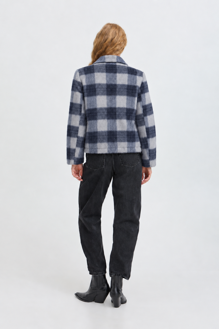 b.young Cisoma Check Jacket