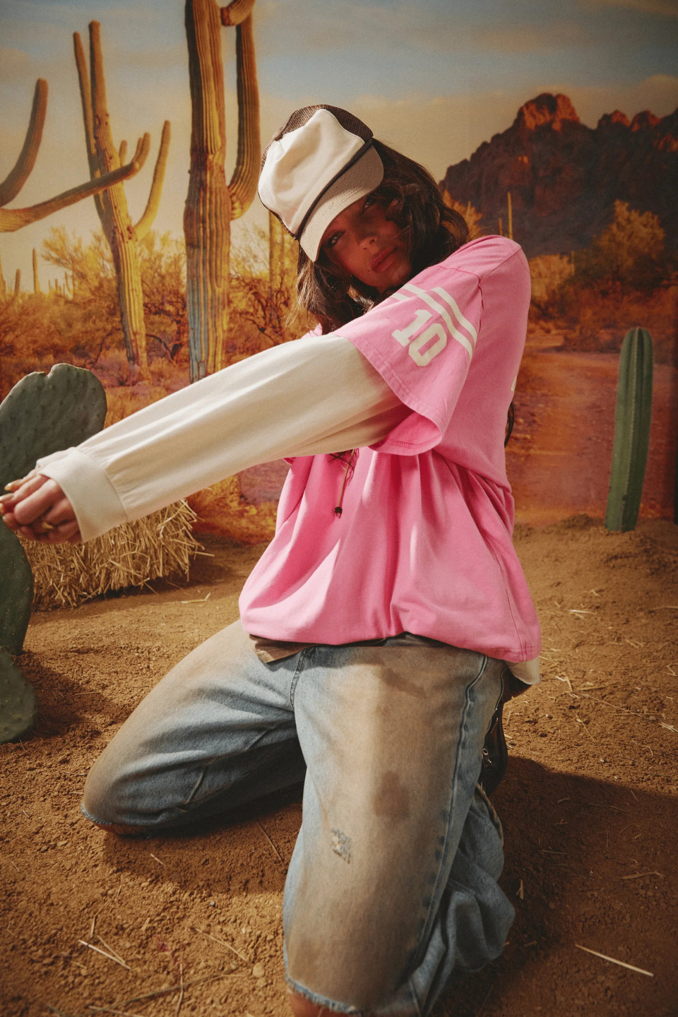 SABBI NEIGH SAYER LONG SLEEVE TEE