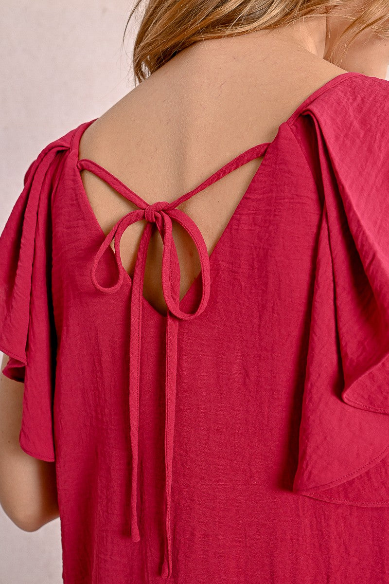 Short Dress With Fancy Sleeves