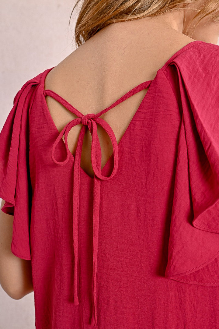 Short Dress With Fancy Sleeves