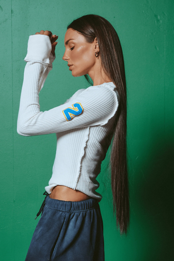 SABBI THE TEN ON REPEAT TOP - OFF WHITE