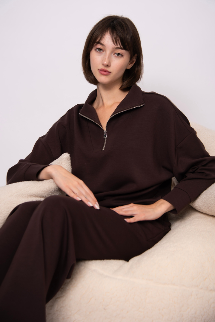 RD Style Seanni Soft Knit Half Zip Pullover