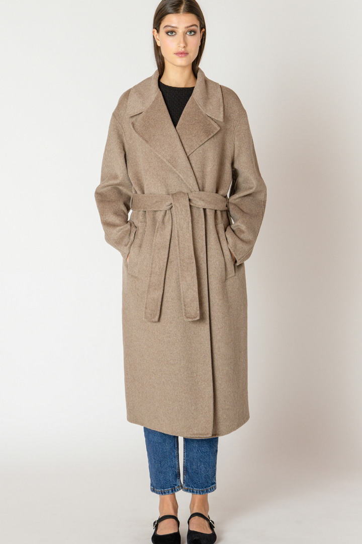Gemma Long Belted Coat
