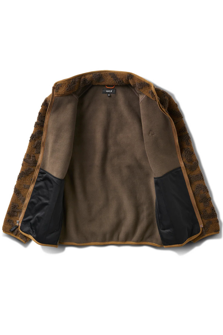 Campover Jacquard Sherpa Zip Fleece