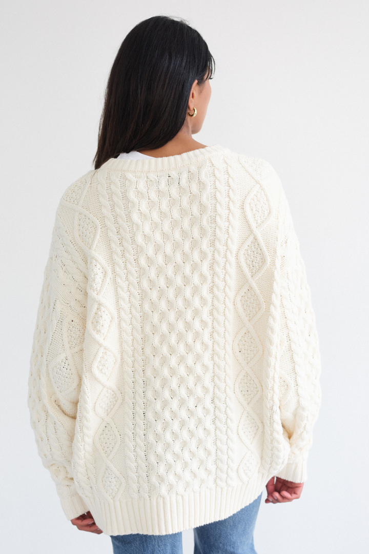 Irish Cable Knit Sweater