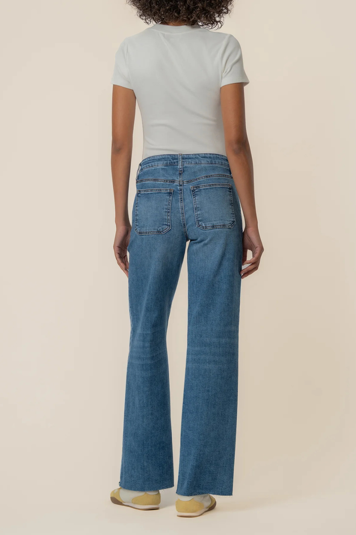 Kut From The Kloth Maya High Rise Wide Leg - Hot Peppers Clothing