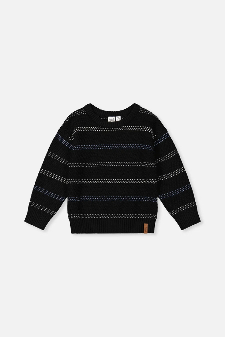 Deux Par Deux Black Sweater