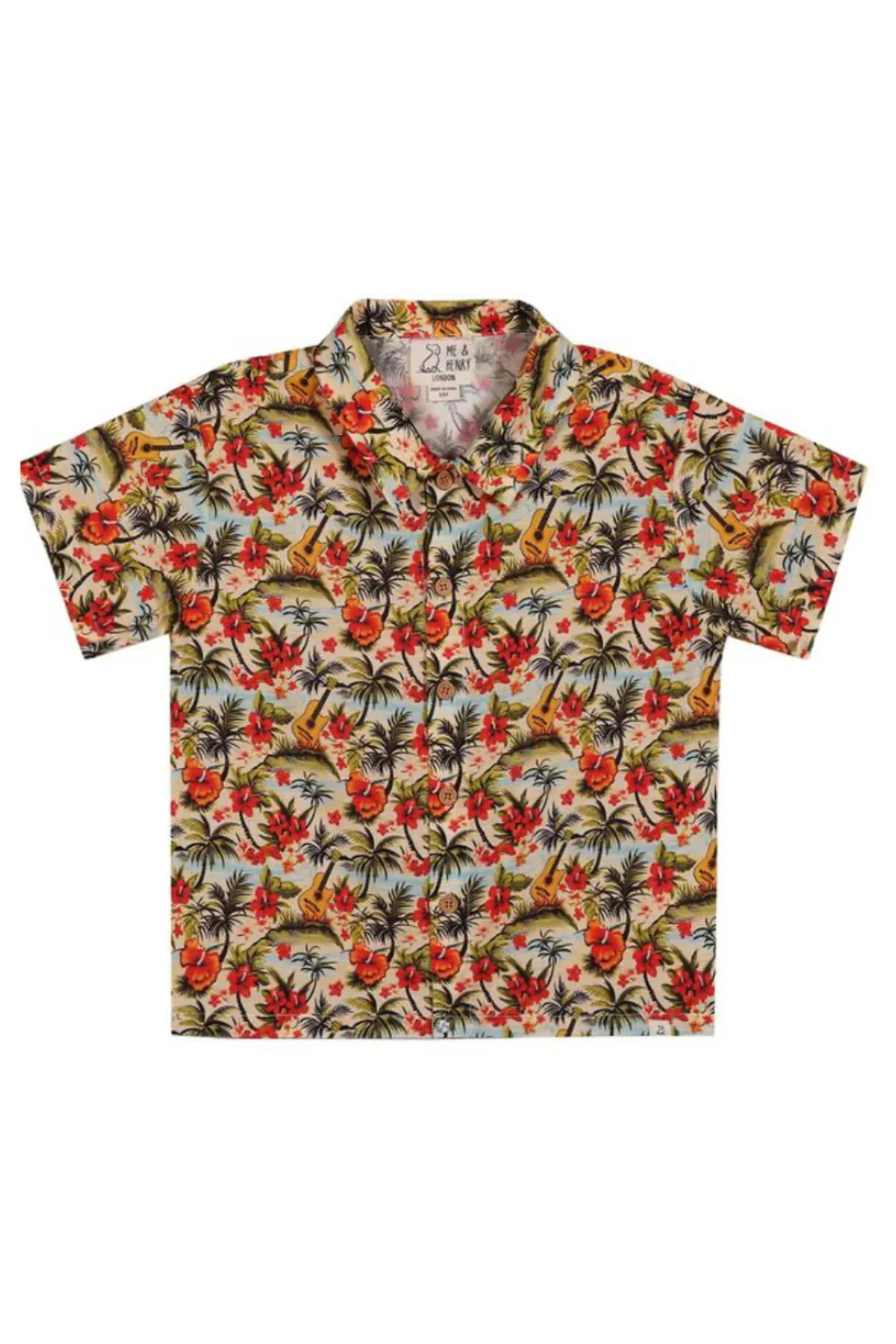 Youth MAUI Hawaiian Music Woven Shirt - Hot Peppers Clothing