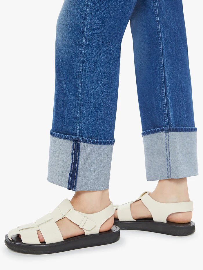 The Checkerboard Duster Flood Cuff Jean - Bunny Hop