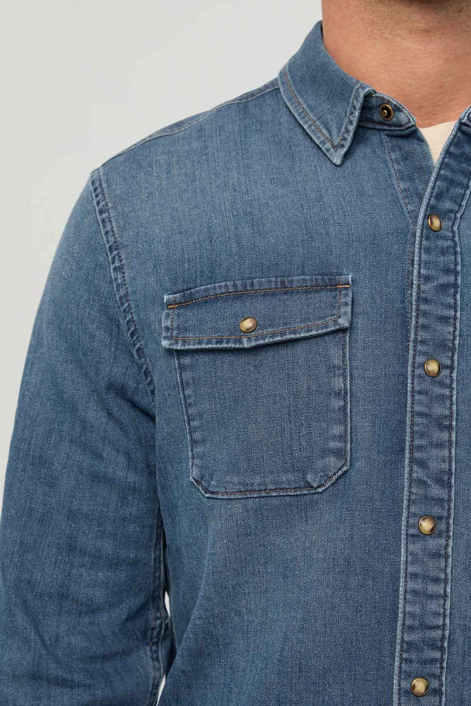DU/ER Performance Denim Lite Two- Pocket Shirt
