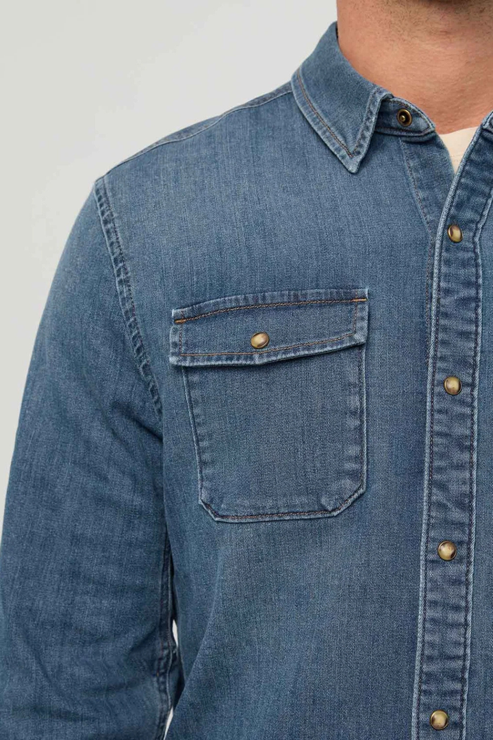 DU/ER Performance Denim Lite Two- Pocket Shirt