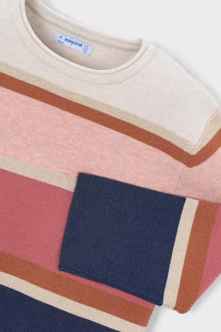 Mayoral Girl Striped Sweater