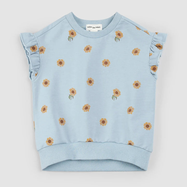Sunflower Print Top