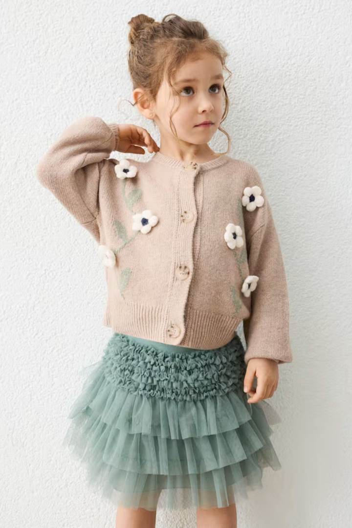 Mayoral Girl Ruffle Tulle Skirt
