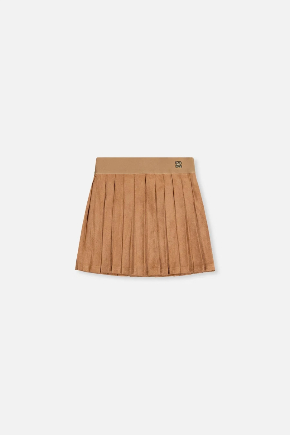 Deux Par Deux Pleated Skirt Brown
