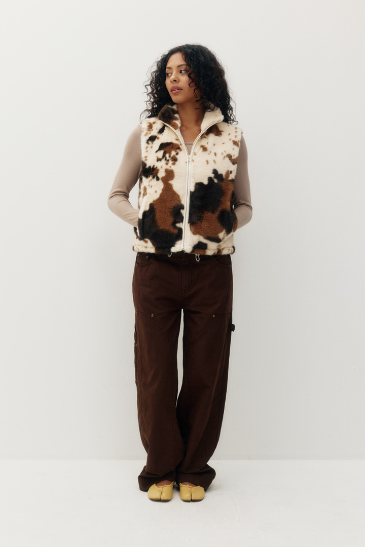 Kuwalla Women’s Murra Faux-Fur Vest