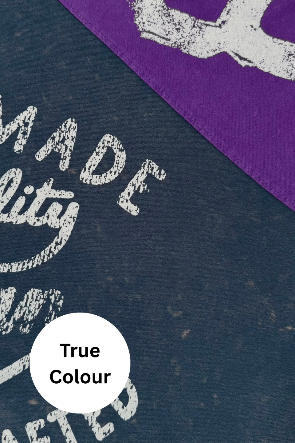 SABBI THE HIGH QUALITY HUMAN LONG SLEEVE TEE - PURPLE