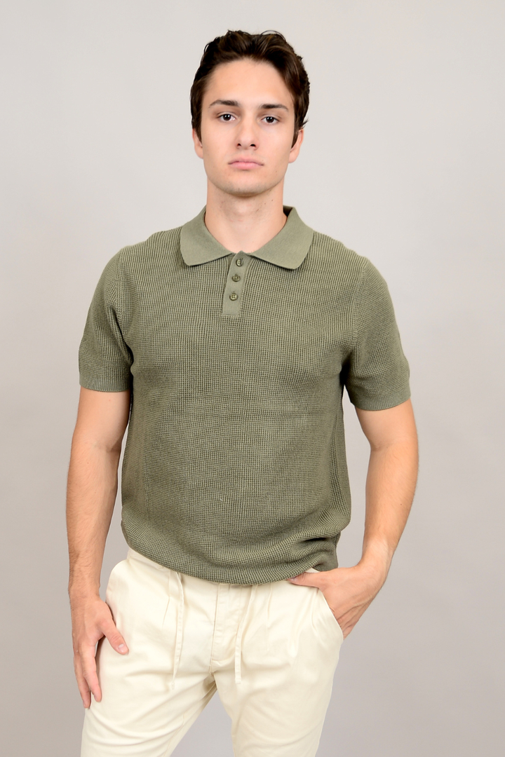 Knit Polo - Hot Peppers Clothing