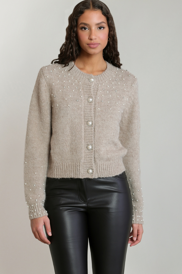 Dex Cecily Embellished Cardigan